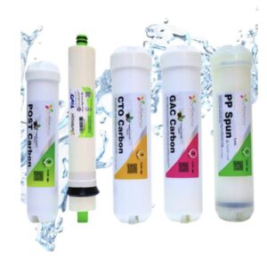 ortimax 5'li su arıtma filtre seti – pp sediment, gac, cto karbon, membran ve post karbon